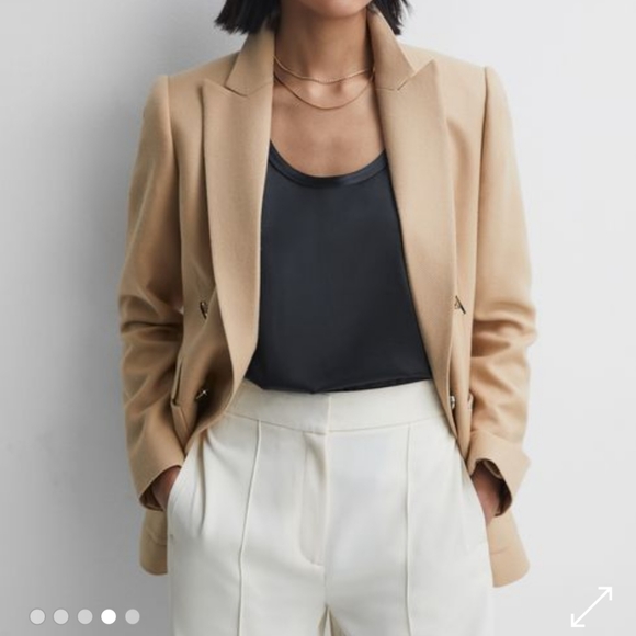 RRP£85 Reiss Riley silk front, slick breezy vest cami top perfect w Jeans/blazer - Picture 7 of 16